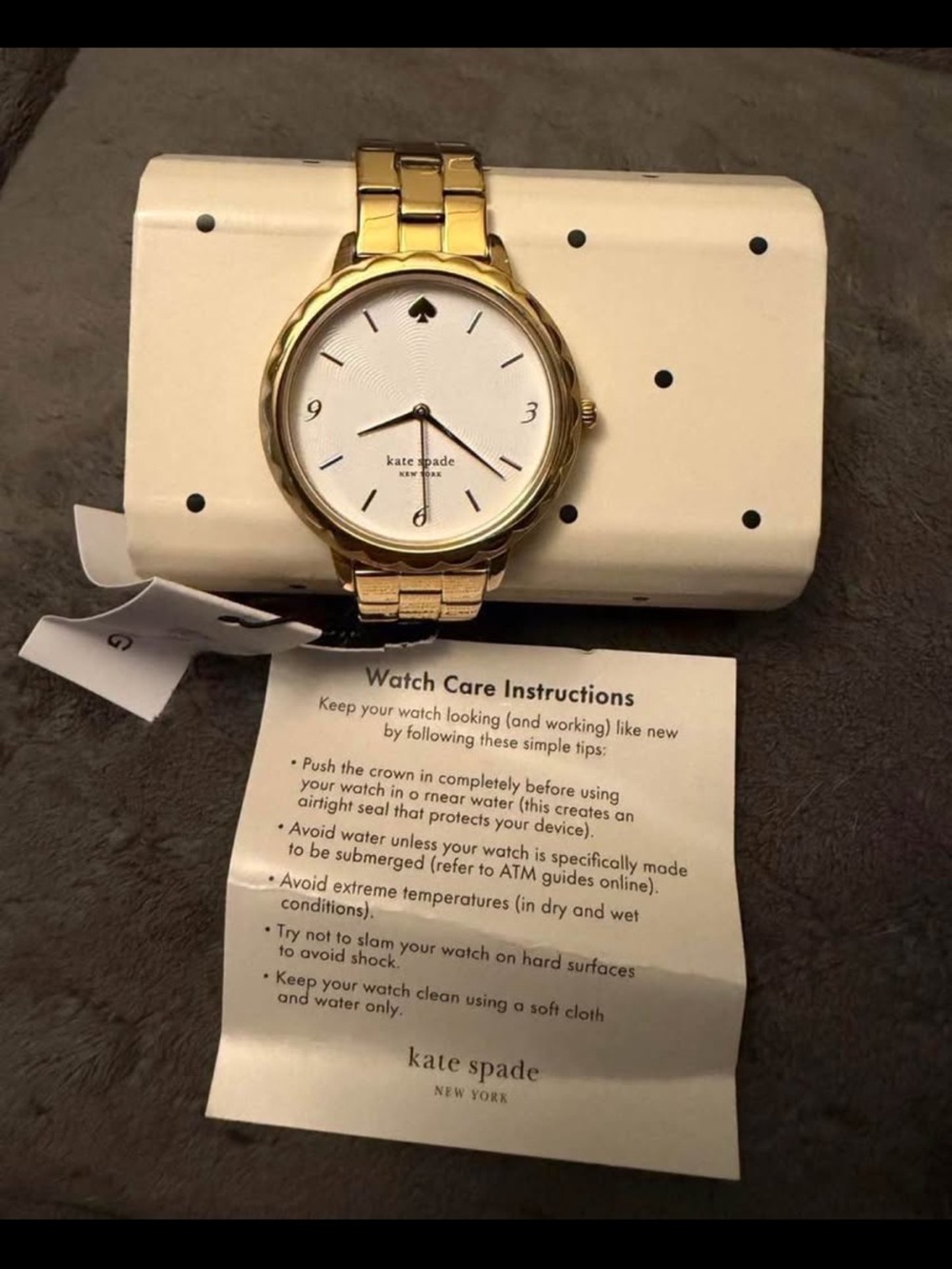 Kate Spade Gold Watch - Picture 5 of 6